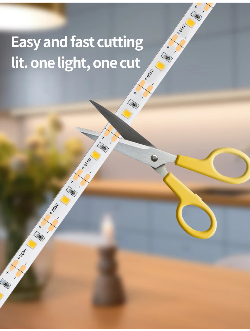 1M/2M/3M/5M/10M DC 5V USB LED Light Strip Hand Sweep