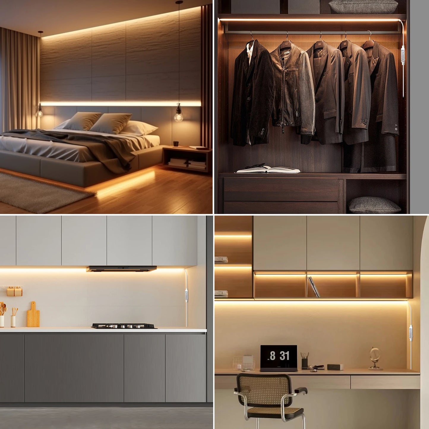 DC5V COB LED Strip with Dimmable Remote Control Decor Lighting