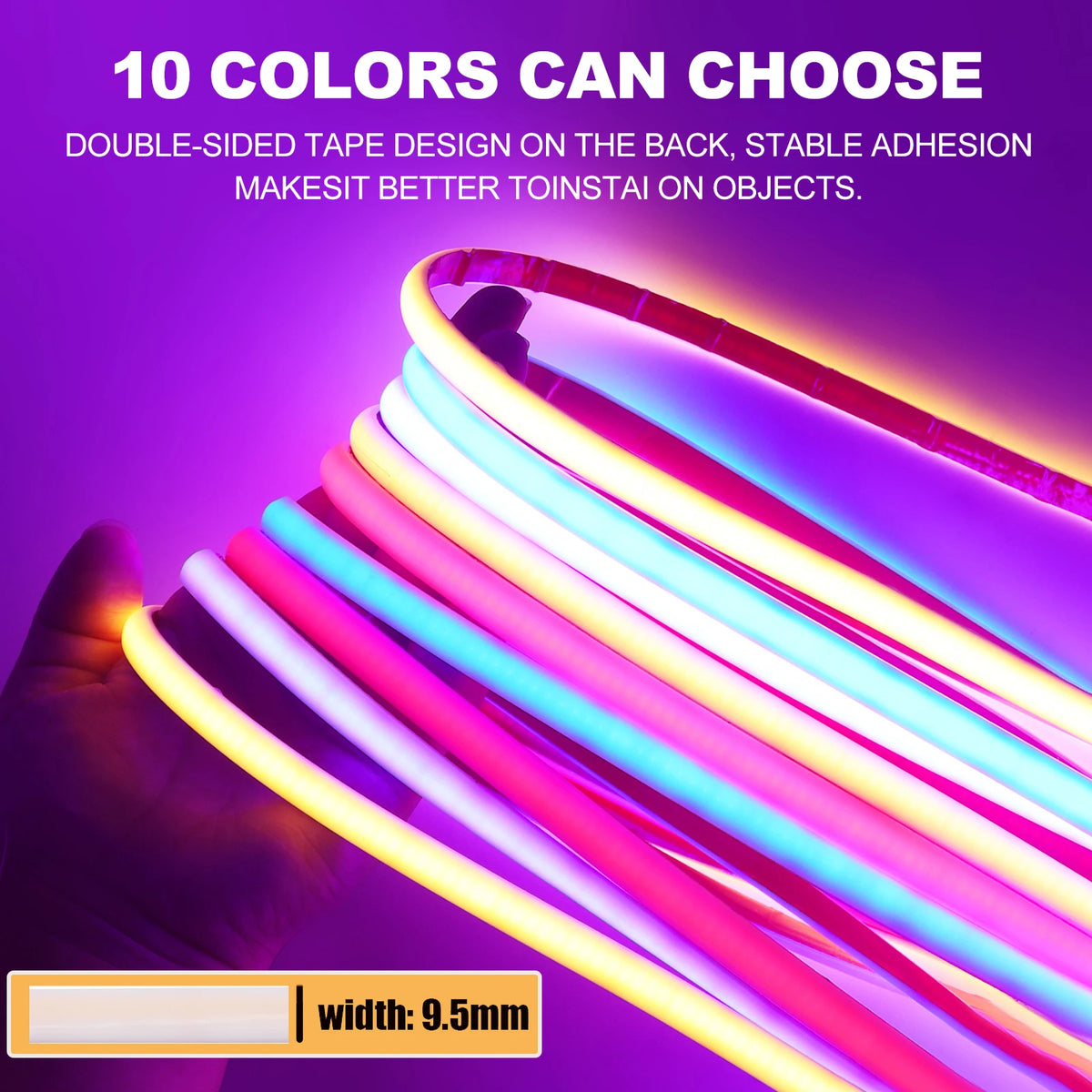 12V 24V IP68 Waterproof COB Neon Strip Hight Bright