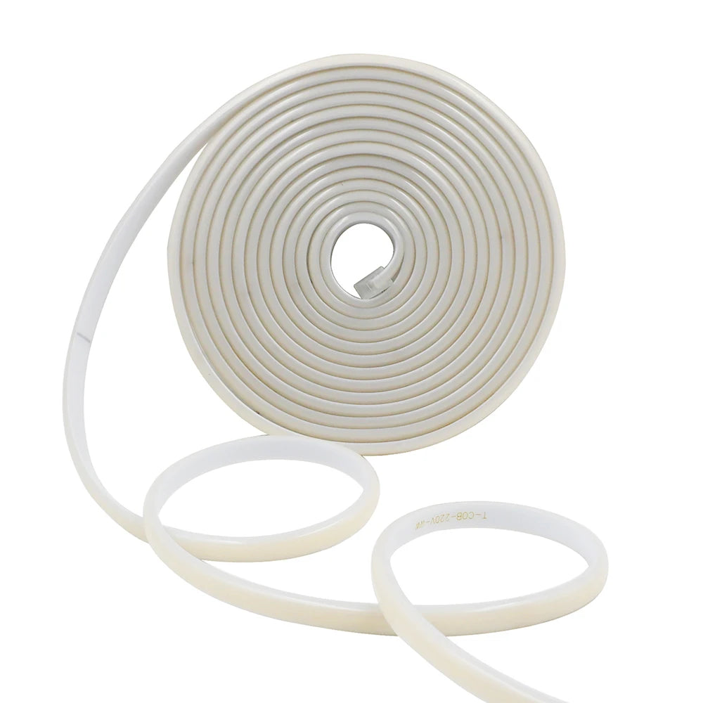 220V Dimmable COB LED Neon Strip Light Dimmer Switch Plug