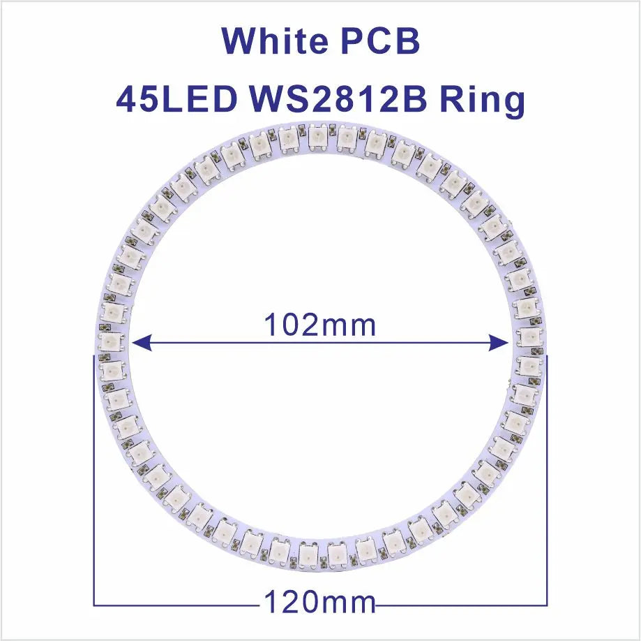 DC5V WS2812B Pixel Ring LED Panel Light Individual