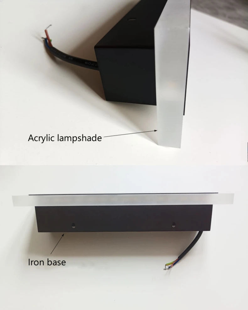 Outdoor Long Strip RGB LED Wall Lamp Remote/Tuya WiFi APP