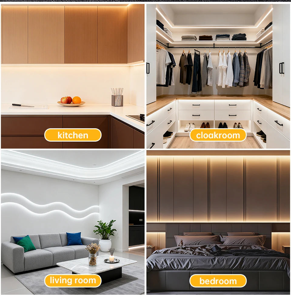 Tuya Smart Life APP wifi 24V COB LED Strip Light Neon