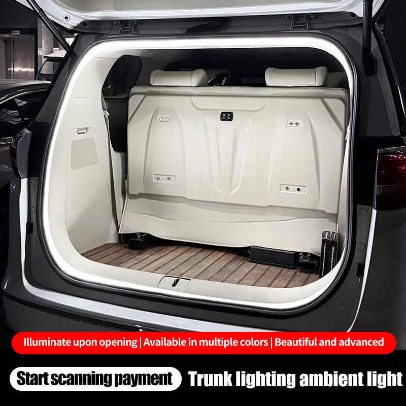 Car Trunk Dynamic Flowing Light Strip On/Off Scanning Trunks
