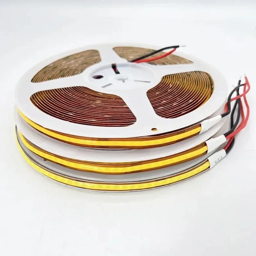 DC 12V/24V 8MM COB LED Strip Free Cut Cuttable 400LEDs