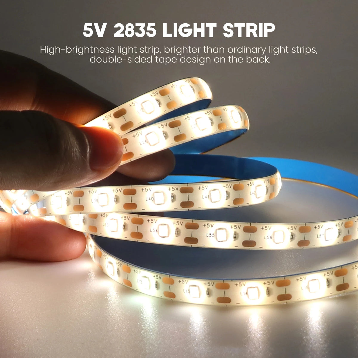 LED Strip Light USB 60Leds/m Flexible Led Tape for Room Decor