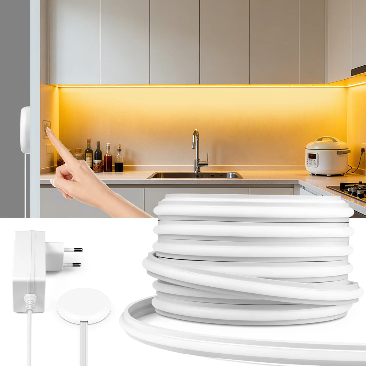 Touch Dimmer and Hand Sweep Induction Switch COB LED