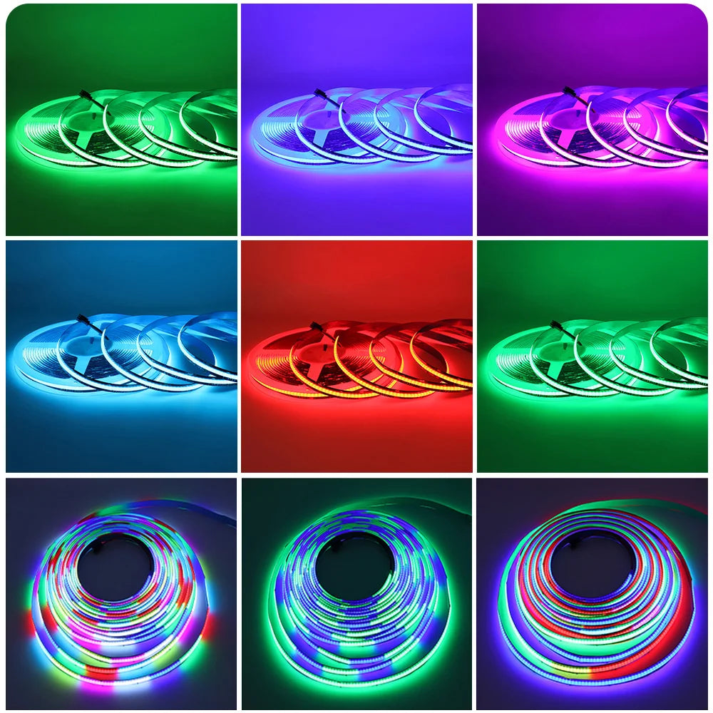 Tuya Wifi RGB-IC COB LED Strip Dream RGB Color Smart Life