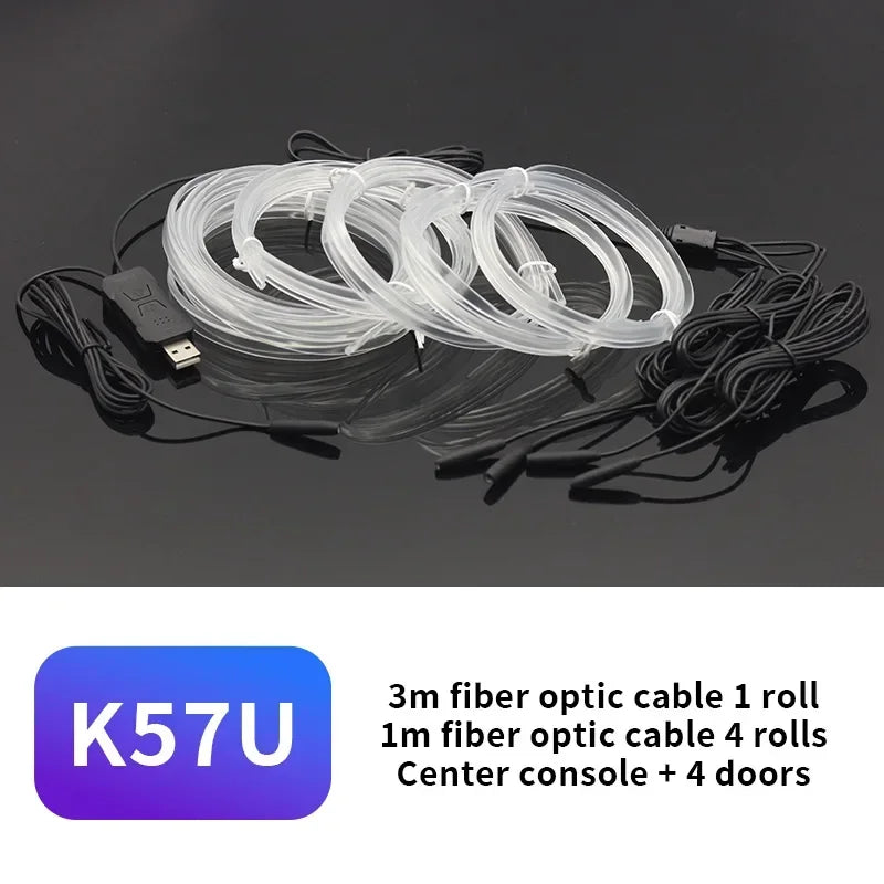 3M Car Interior Led Decorative Lamp EL Wiring