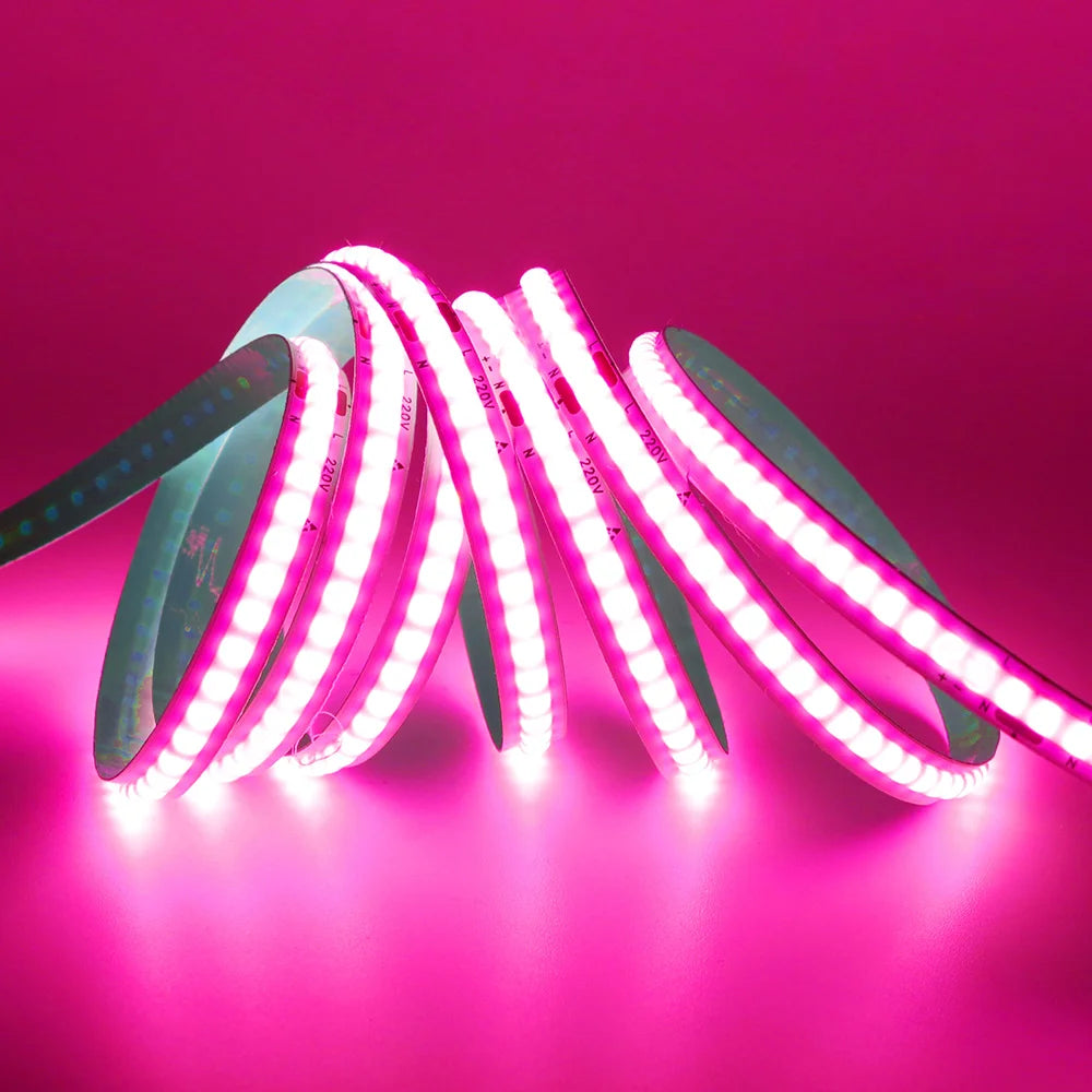 Led Strip COB 220V High Brightness Flexible Light Tape