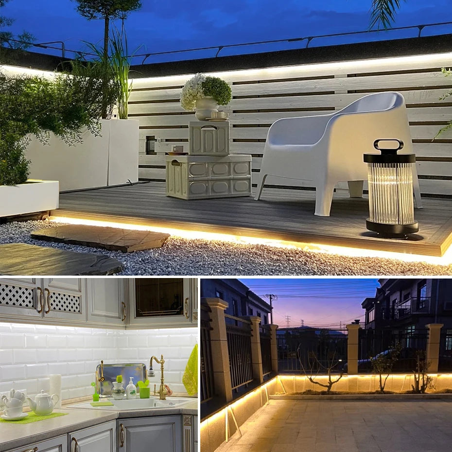 10M 20M 30M COB Neon Strip Light 288LEDs/M Pure Silicone Tube