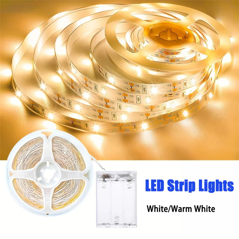 3AA Battery Power Led Strip Light SMD2835 1M 2M 3M 5M 10M