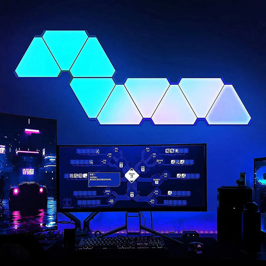 WIFI Bluetooth 5V USB Triangle Lamps Quantum LED Night Light