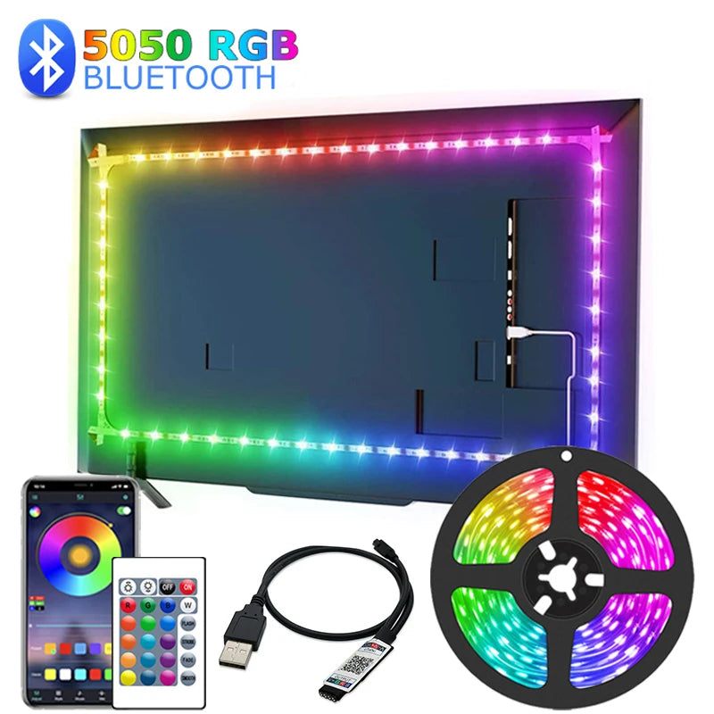 Wifi Rgb Led Strip Lights 5050 Tv Backlight Smart Led Tape Light