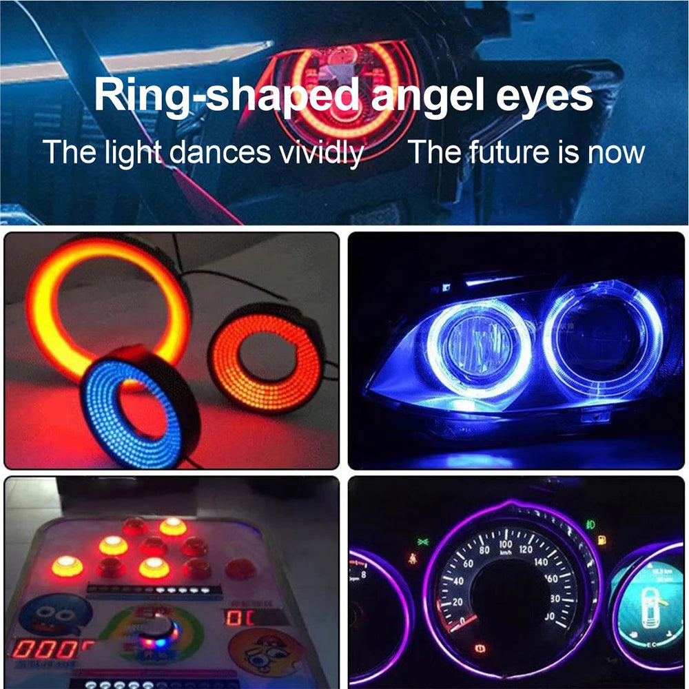 USB RGB Led Ring WS2812B With 28Keys BT Music Controlle