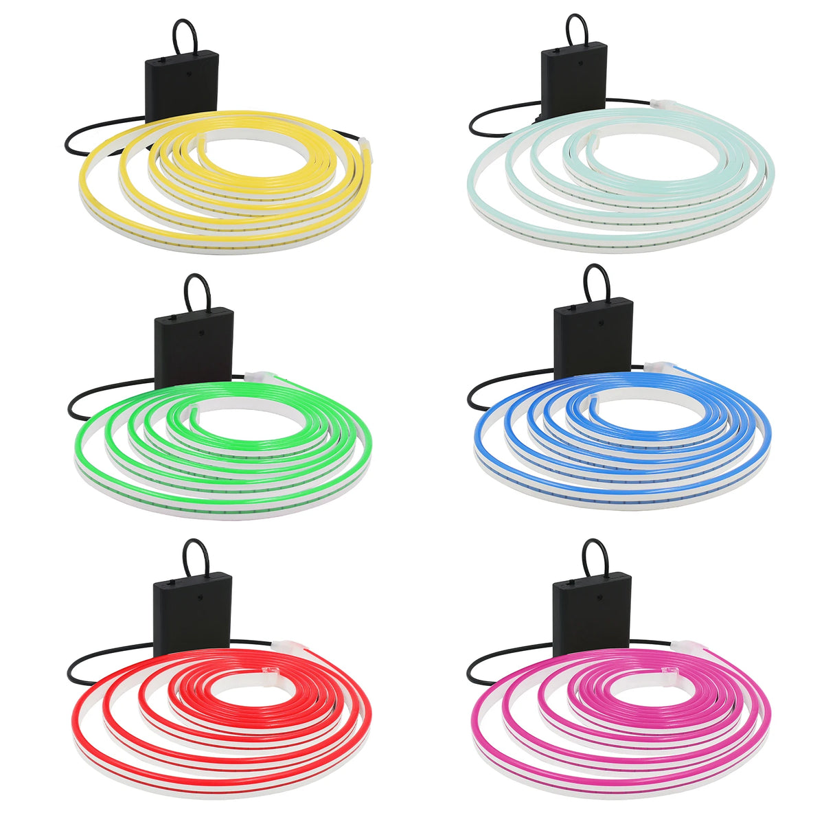 USB Neon LED Strip Light 5V 120LEDs Flexible Neon Rope Tape