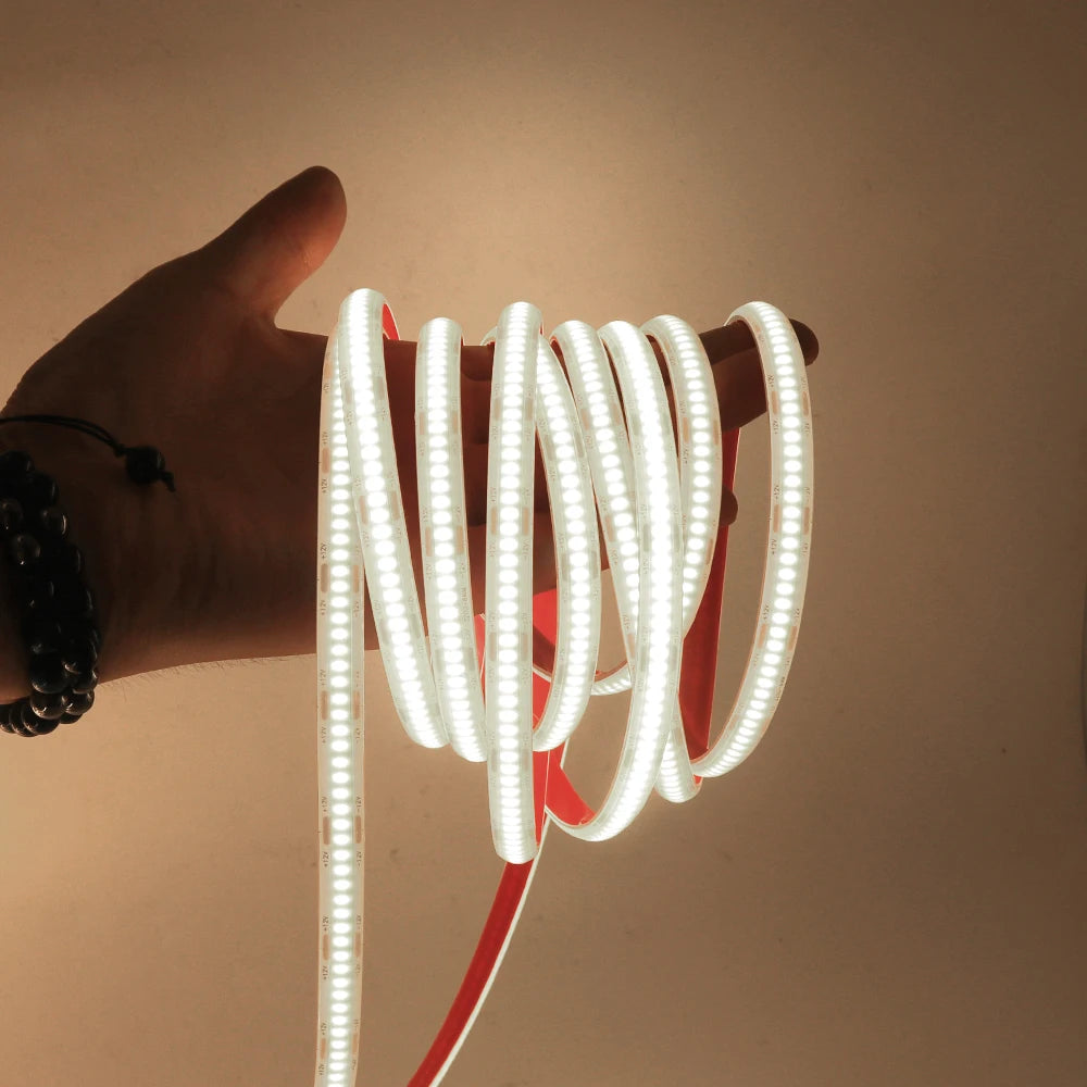 12V 24V IP68 Waterproof COB LED Strip Light 320LEDs
