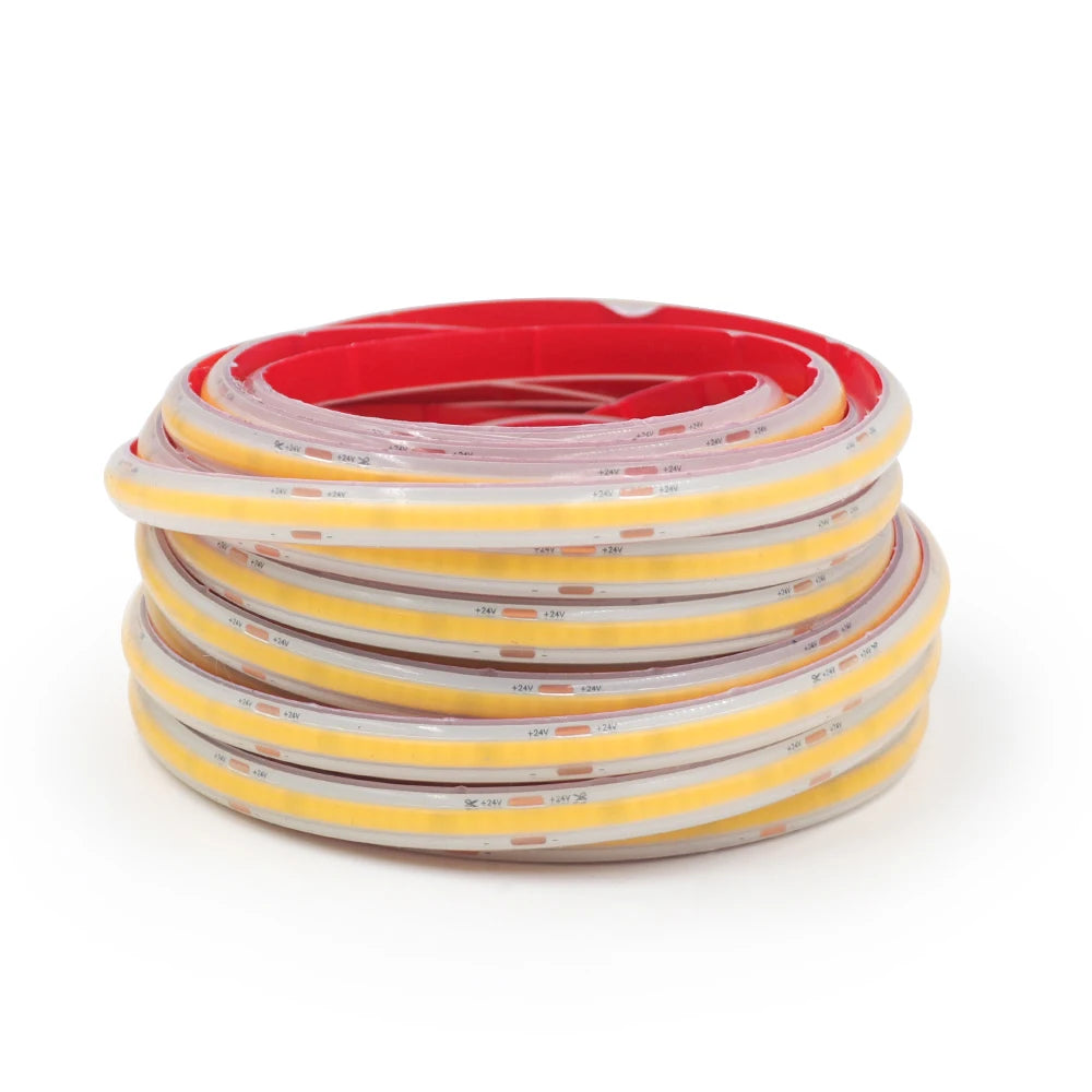 12V 24V IP68 Waterproof COB LED Strip Light 320LEDs