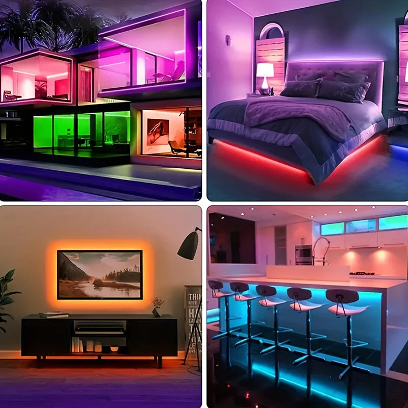 40M/131Ft Led Strip Lights APP 44Keys Music Sync Remote Control