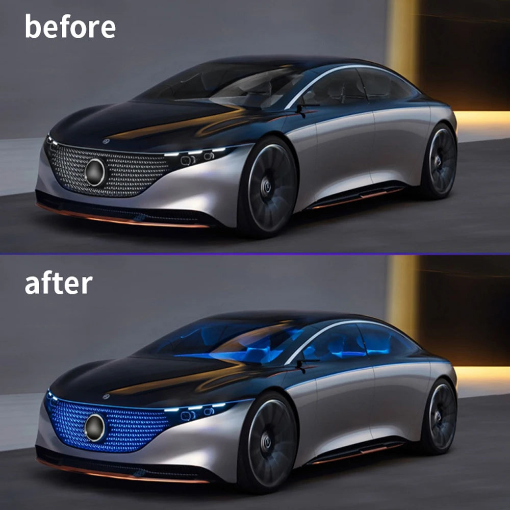 Car Neon LED Interior Ambient Foot Strip Light