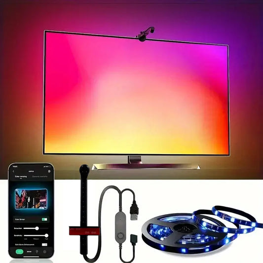 Immersion TV Backlights with Camera Smart Ambient TV Strip Light
