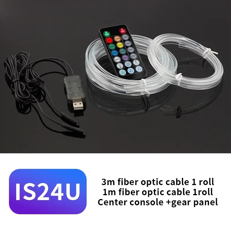 3M Car Interior Led Decorative Lamp EL Wiring