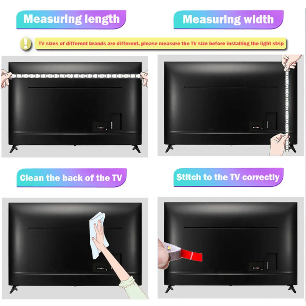 5V Usb Smart Tv Led Lights desktop light PC Tv Led Backlight