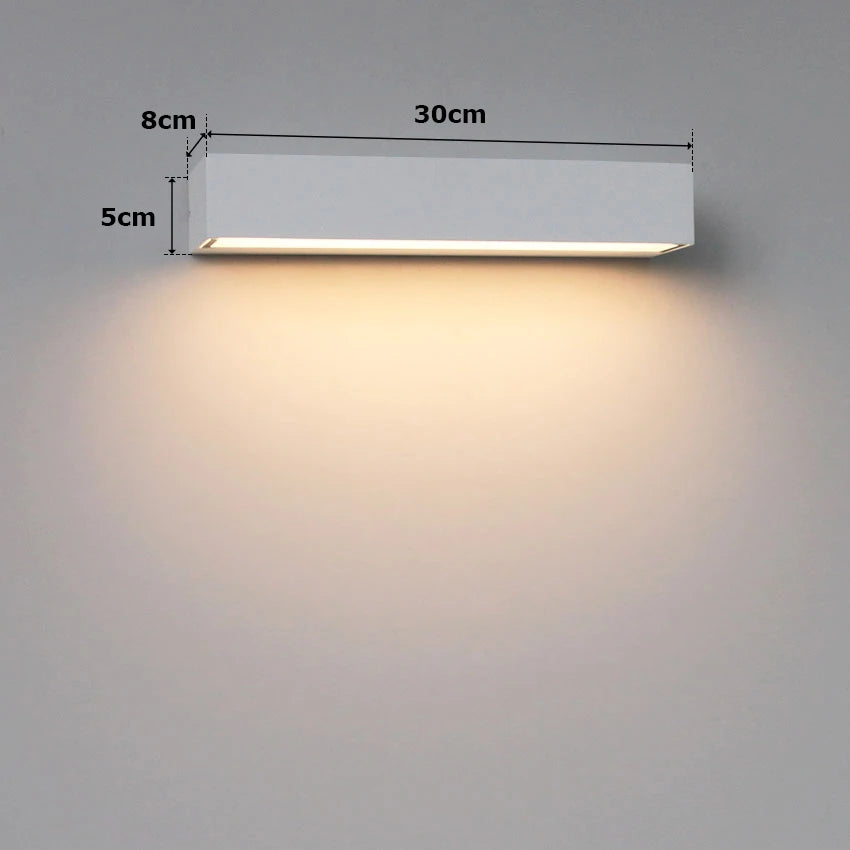 IP65 LED Waterproof Wall Lamps 30W 12W Indoor Outdoor