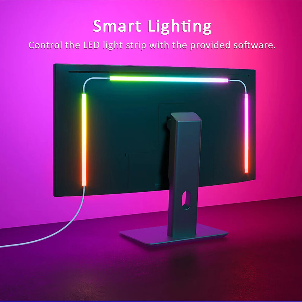 USB PC LED Strip Lights Computer Sync Light Strip Monitor