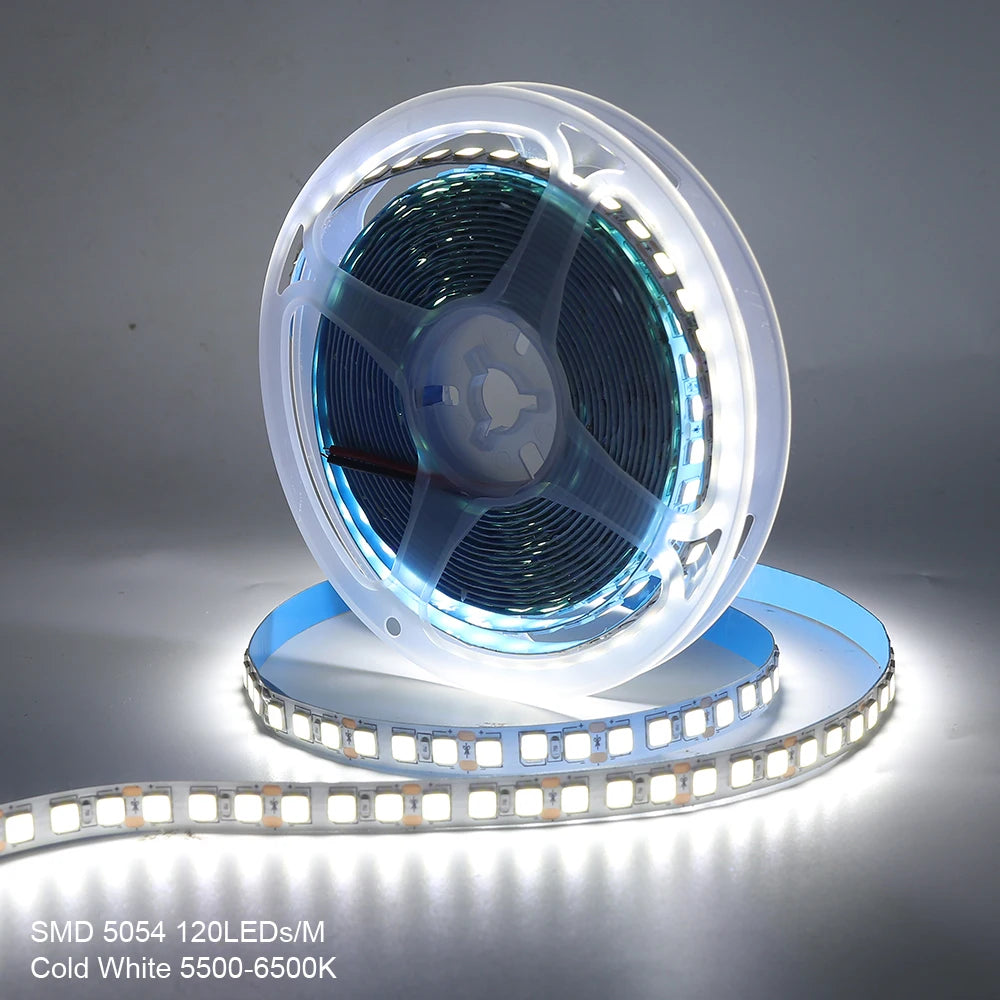 12V 5M LED Strip Light 5054 5050 2835 RGB SMD 120led 60LED Tape