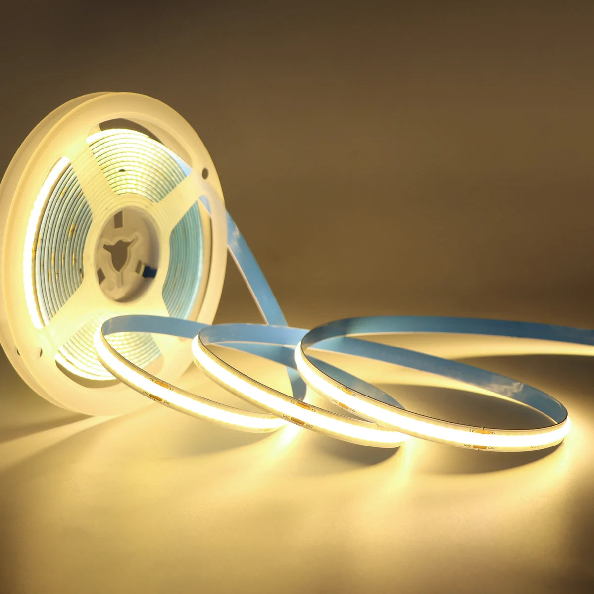 Flexible Led Strip Lighting 5V FOB USB COB LED Light Tape Penetrating Touch Switch Motion Sensor