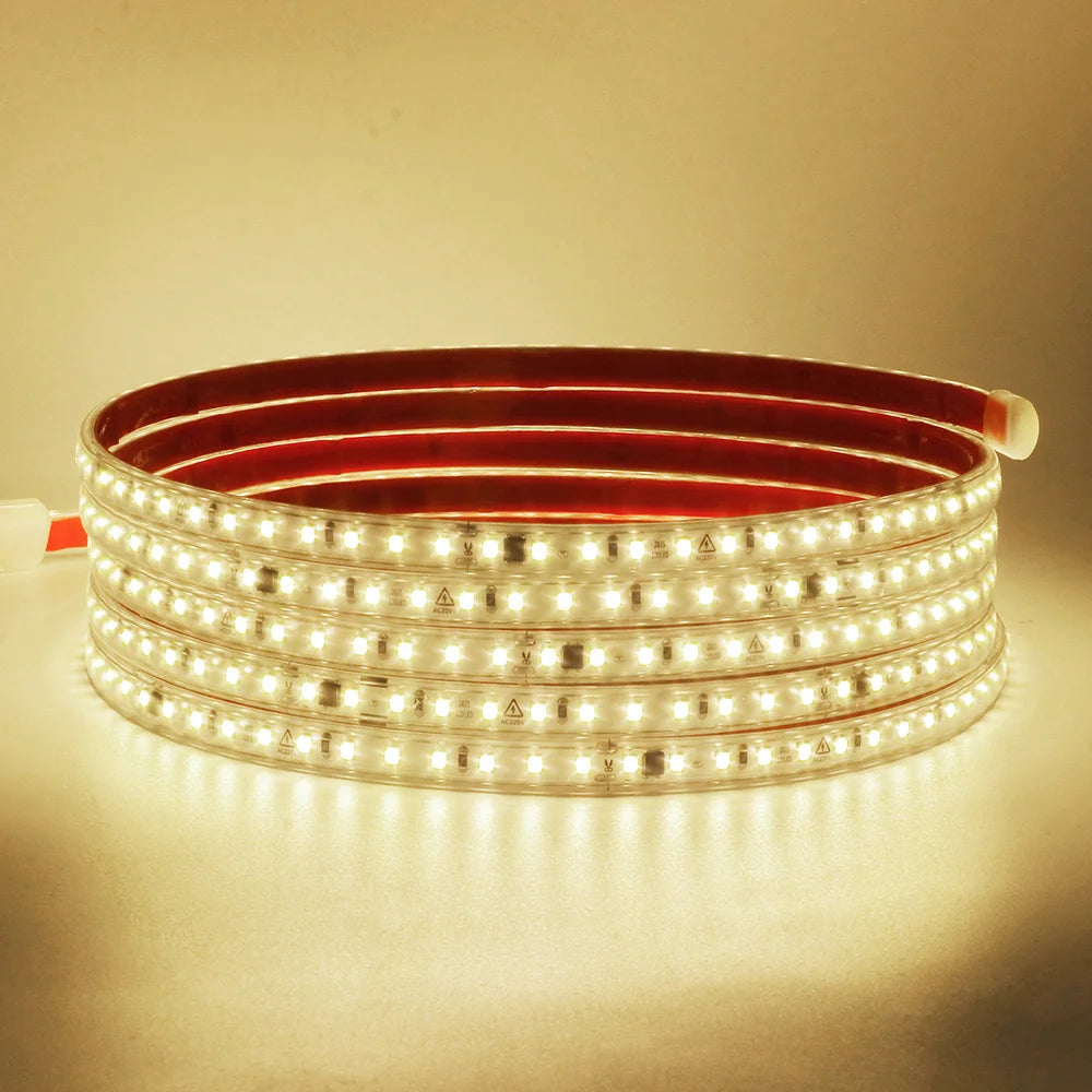 Dimmable 220V 2835 Led Strip Light with Dimmer Switch Adhesive Tape