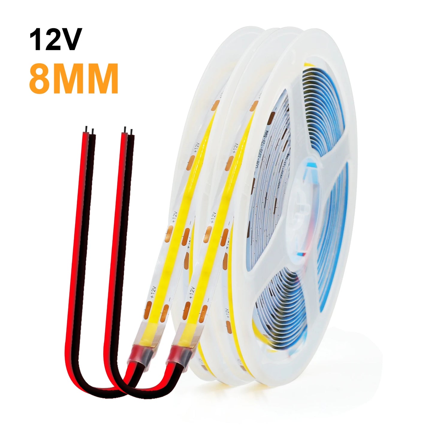 COB LED Strip 5V 12V 24V 320LEDs Flexible LED Tape