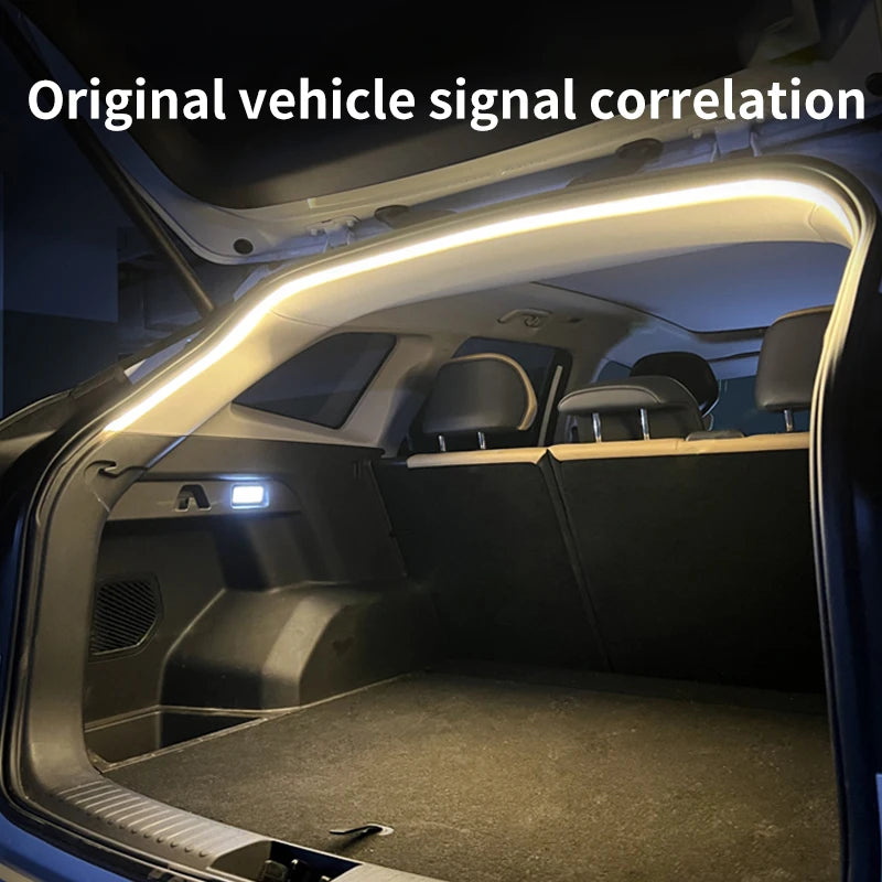 Car high brightness trunk lighting ambient light interior