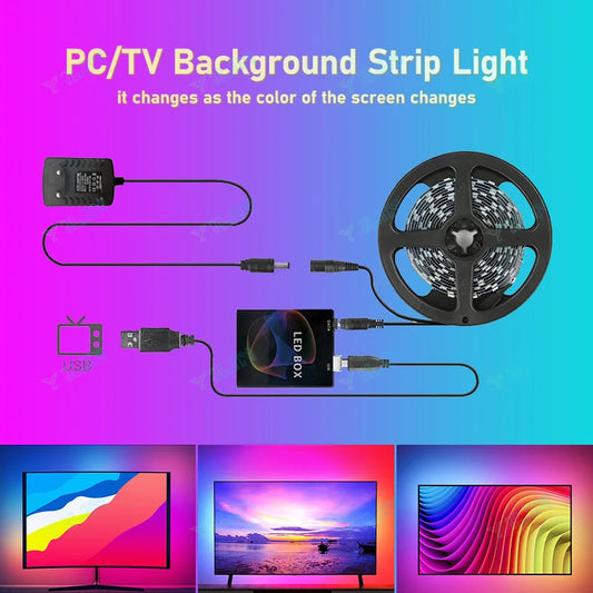 RGBIC LED Strip Immersive Computer Backlight PC/TV Monitor