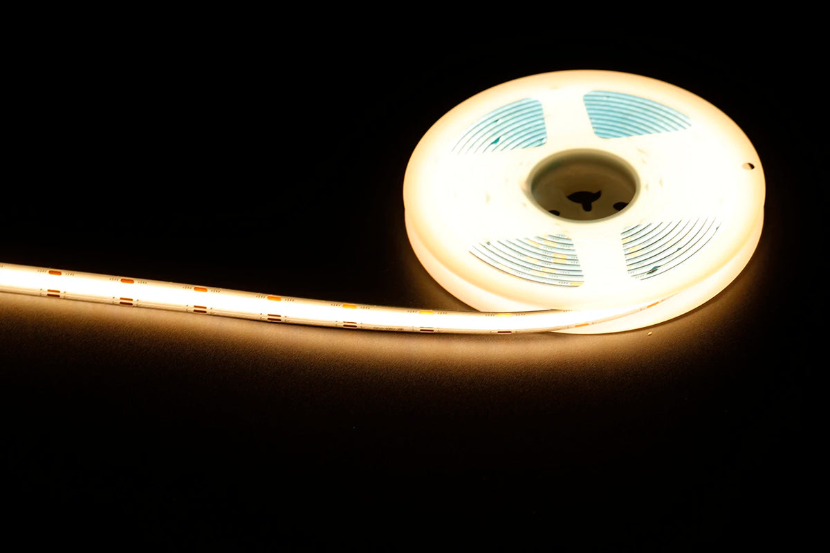 DC24V 2700K-6500K CCT COB FOB LED Strip Light 608LEDs