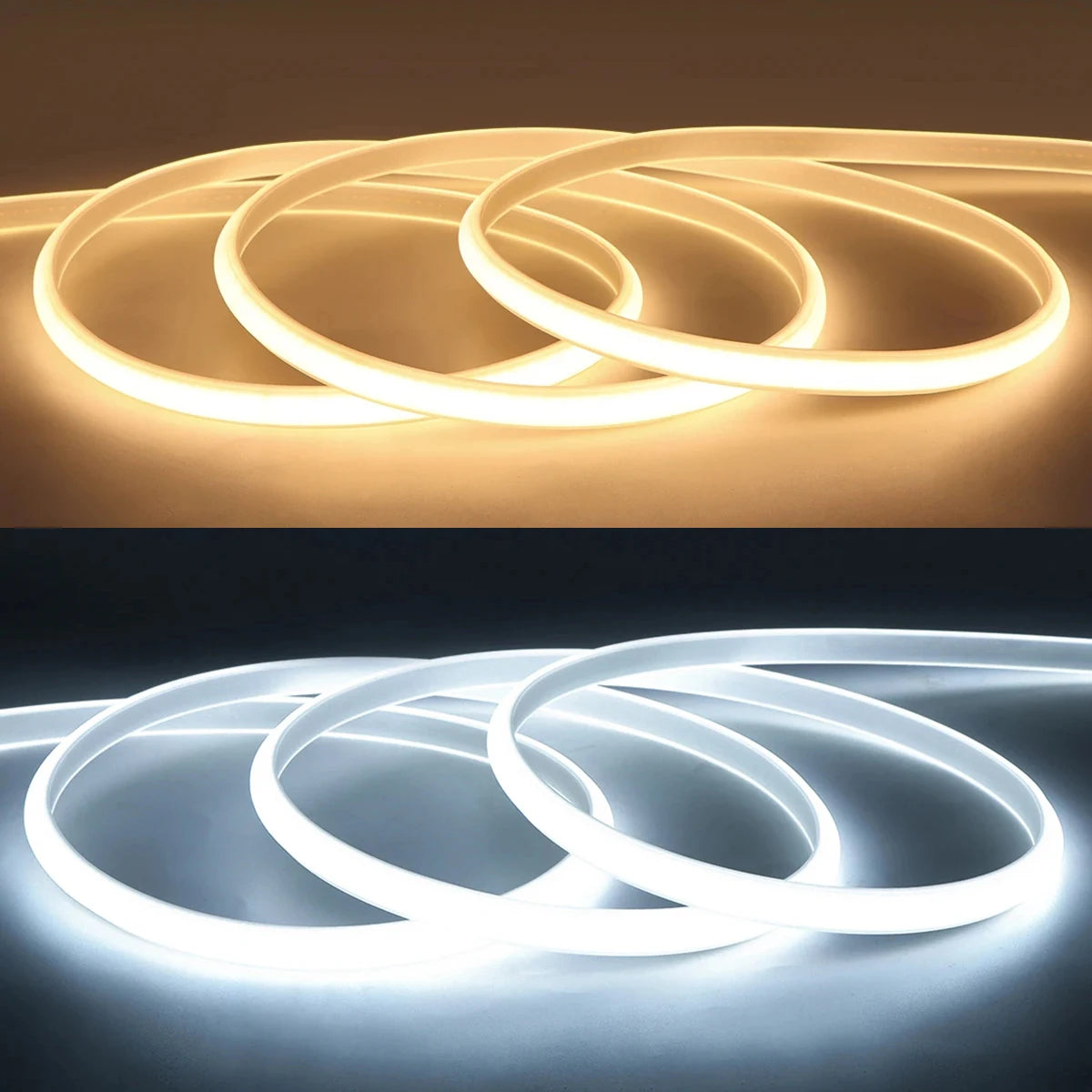 220V Led Strip with ON/OFF Switch Waterproof COB LED Strip 220V