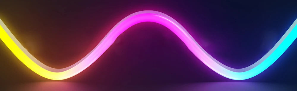 TUYA WIFI LED Neon Strip Lights RGBIC Waterproof Voice Control