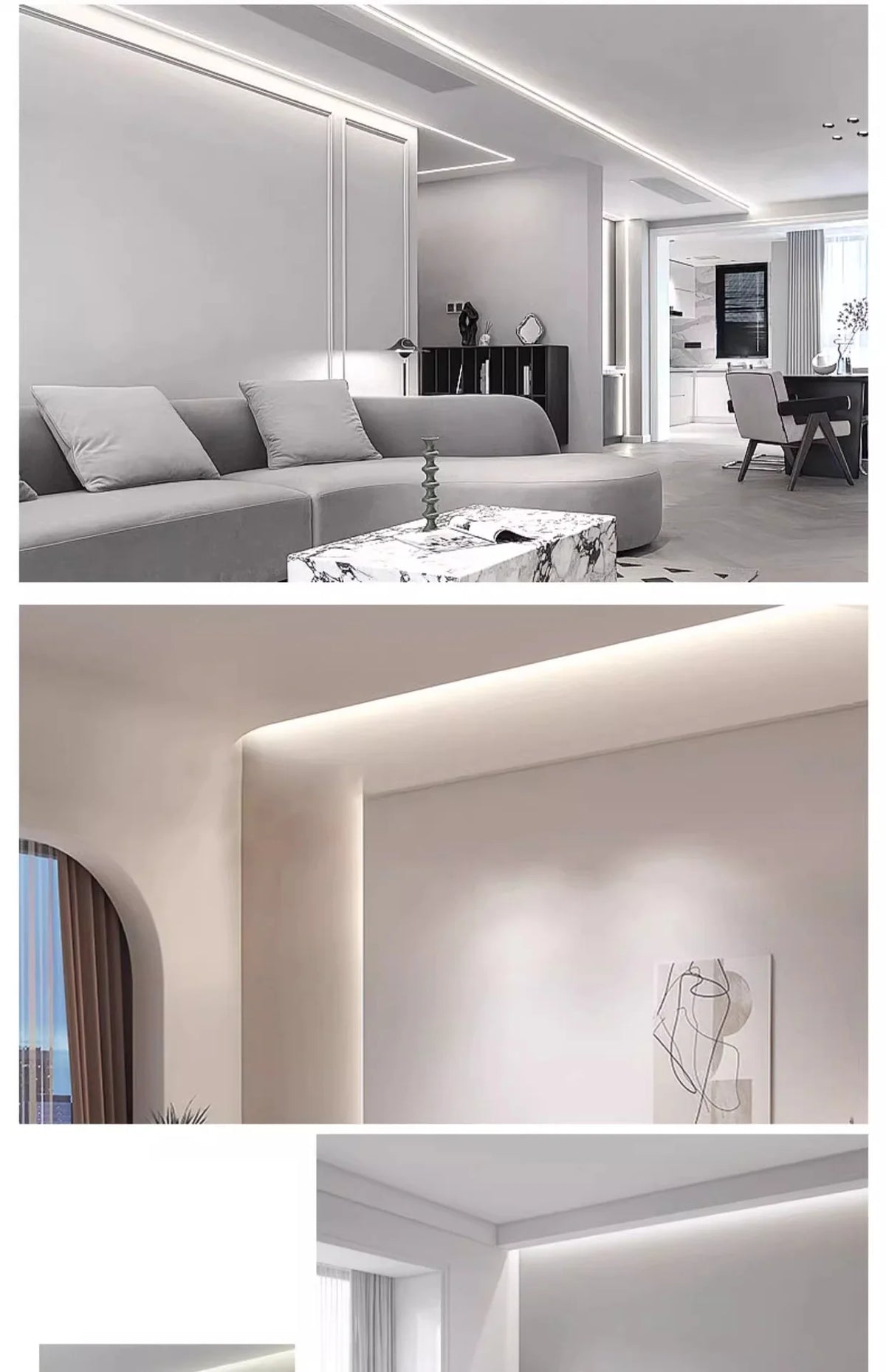 3mm/5mm/8mm DC5V High Density COB Light Strip