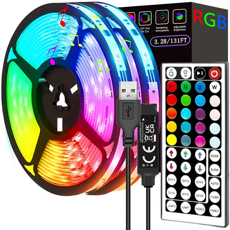 LED Strip Lights Infrared RGB Lighting For TV Background