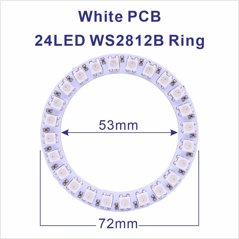 DC5V WS2812B Pixel Ring LED Panel Light Individual