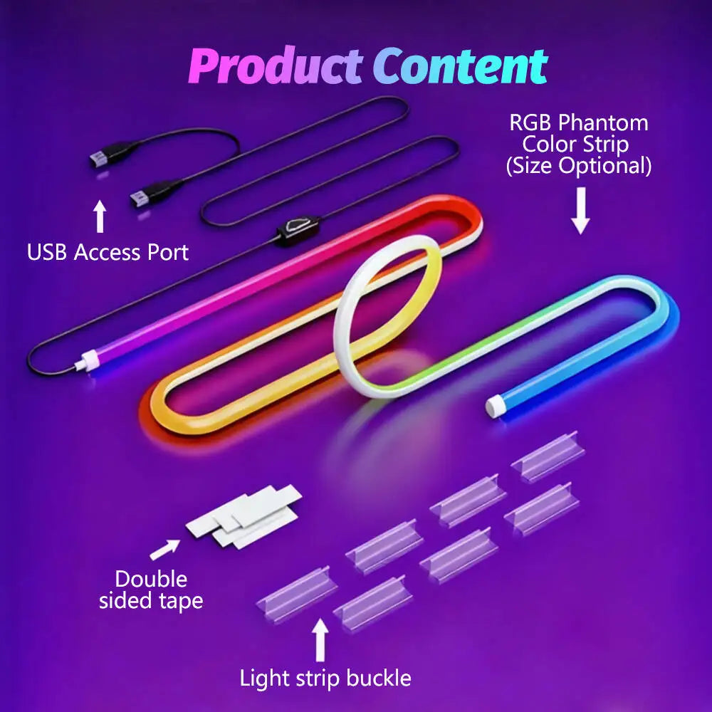 RGB Computer Monitor Screen SYNC Light Strip Backlights