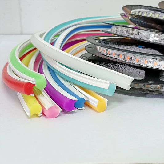 12 Colors DIY Neon Light DC5V S Shape LED Strip Lights