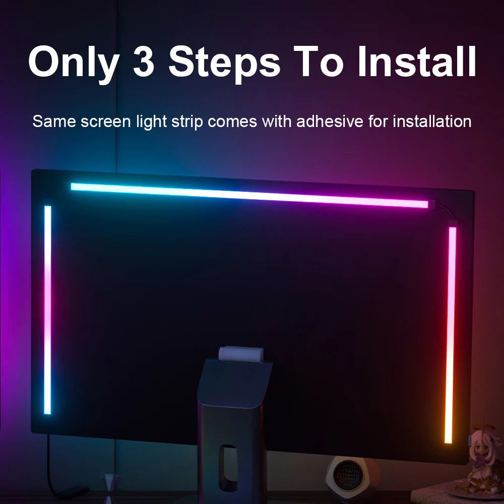 Smart Ambient TV Lighting Display Sync LED Strip RGB
