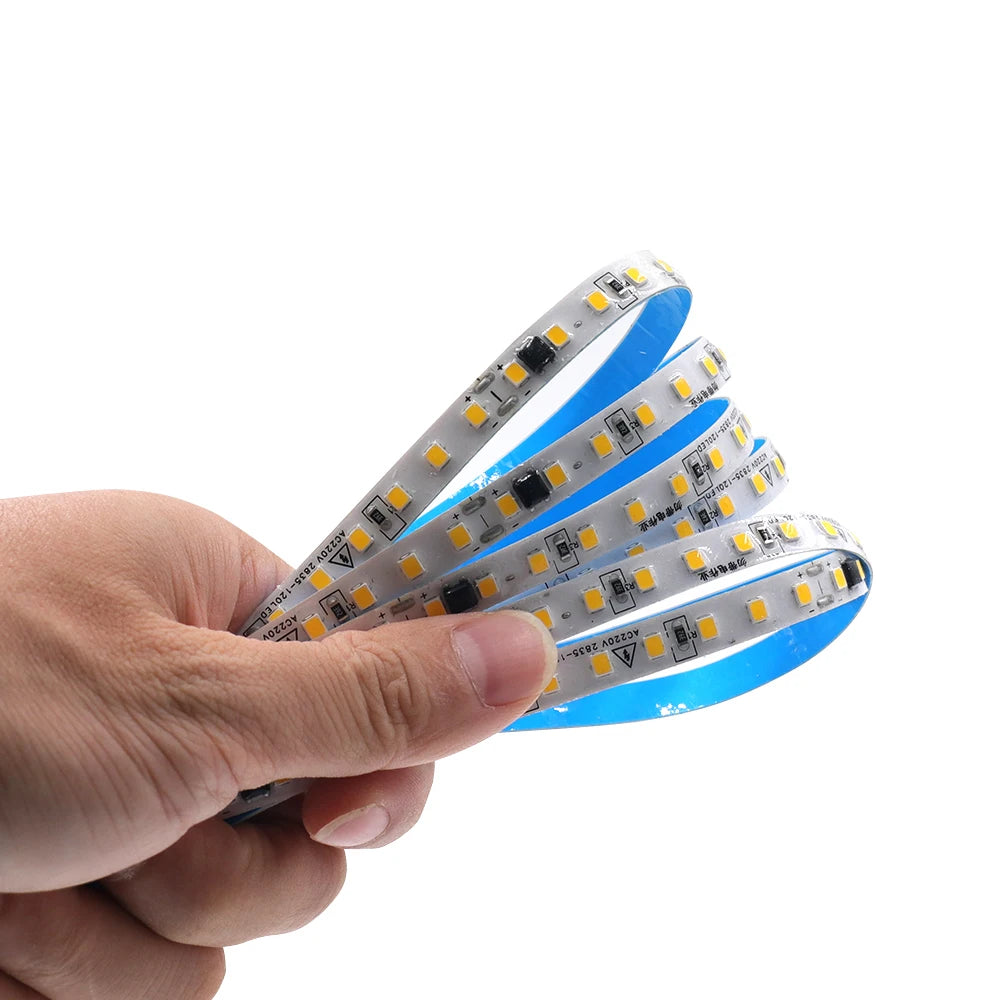 10m 20m 50m 220V 2835 LED Strip Light Flexible Led Tape Lights