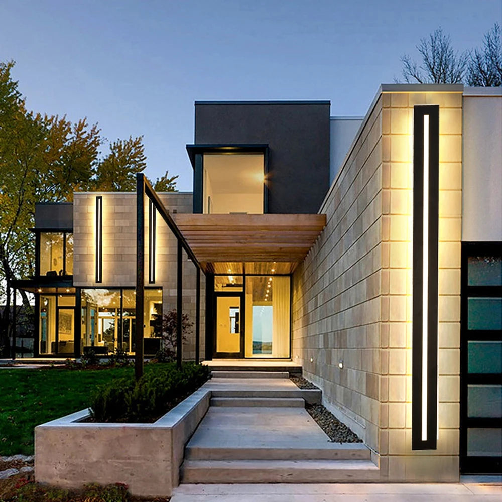 Waterproof IP65 LED Long Wall Sconce Lamp Garden Light