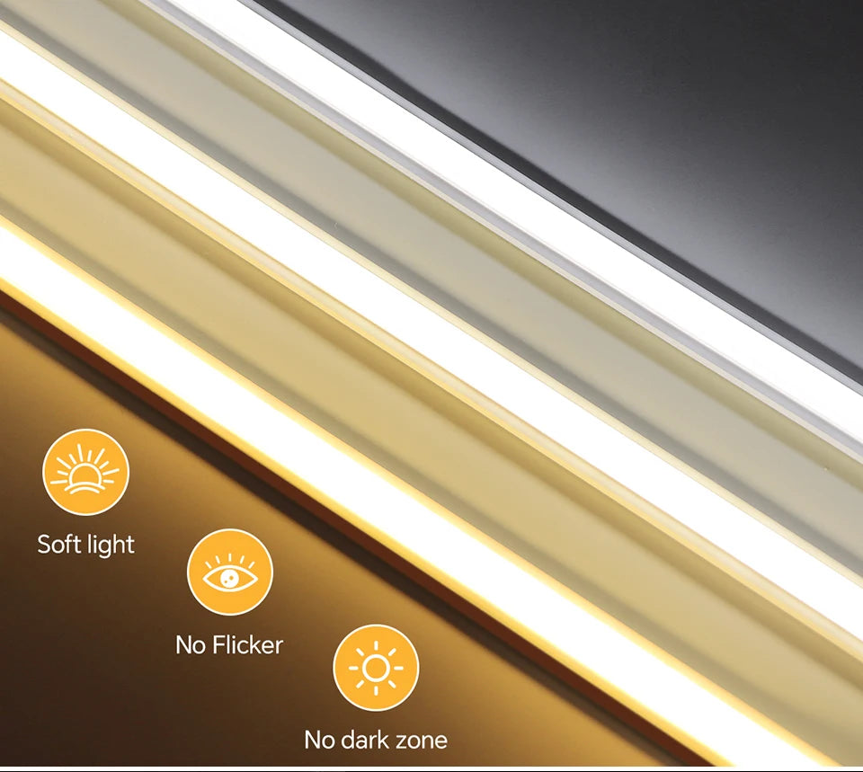 1-5Pcs Groups Neon Cob LED Strip Lights with Penetrable Wood