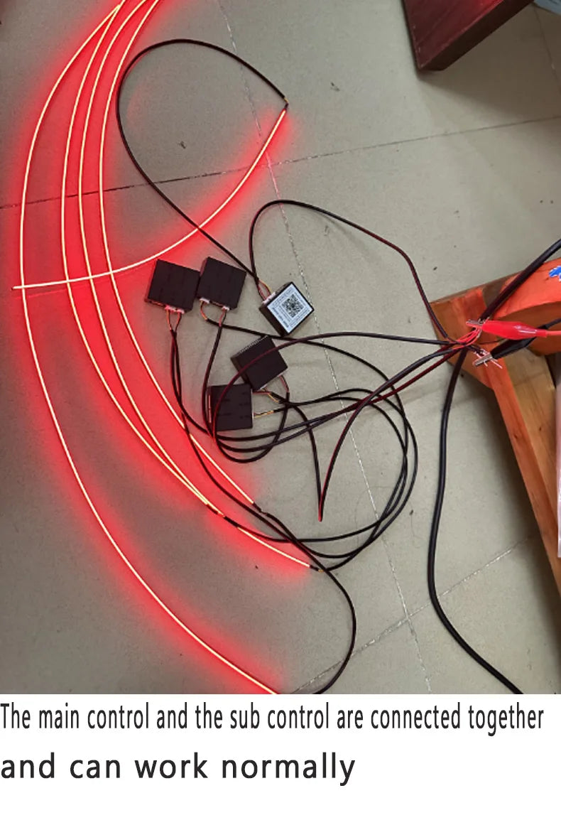 18 in 1 Led Car Ambient Lights 213 64 Color RGB