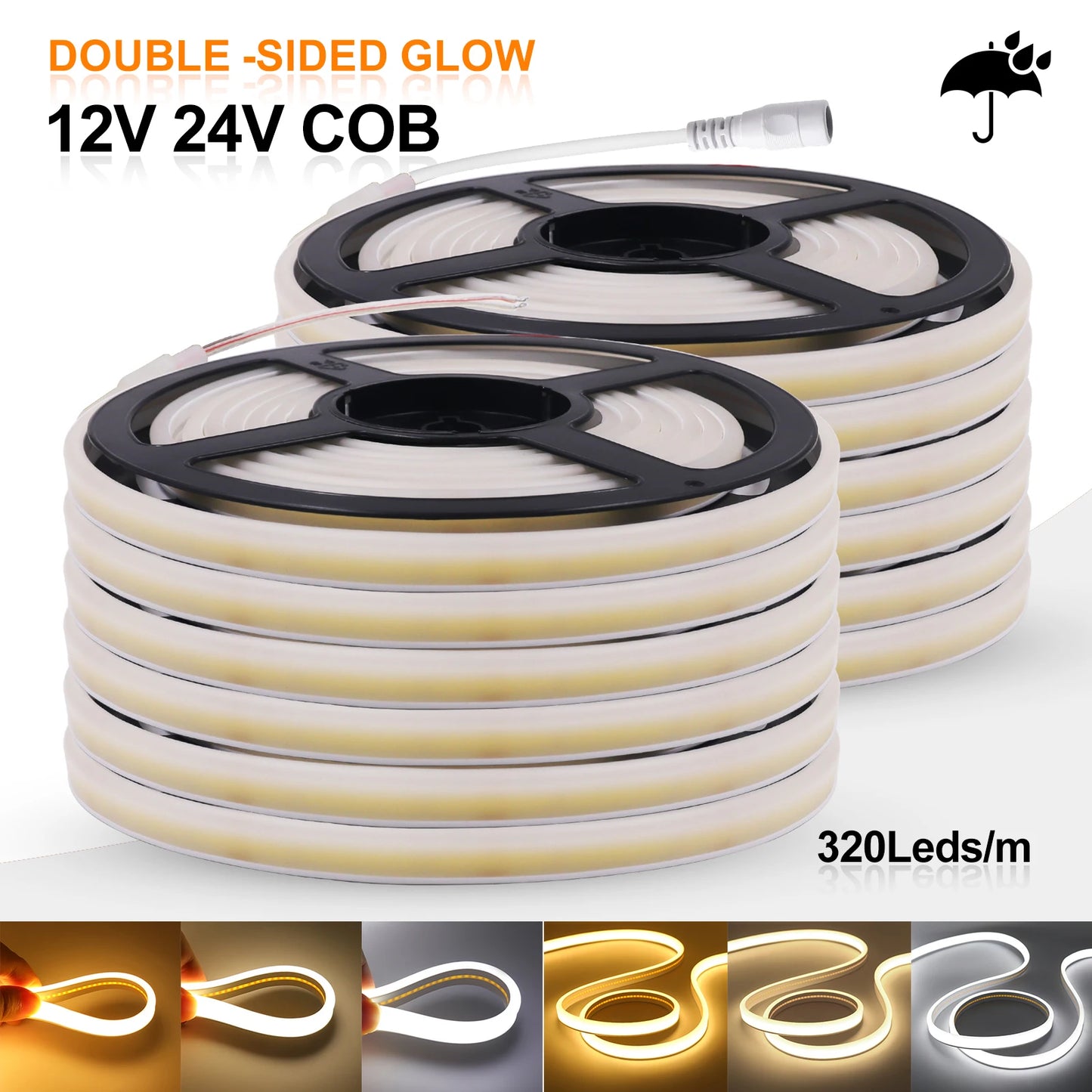 LED Strip Light Double Side Glow Flexible LED Neon Tape