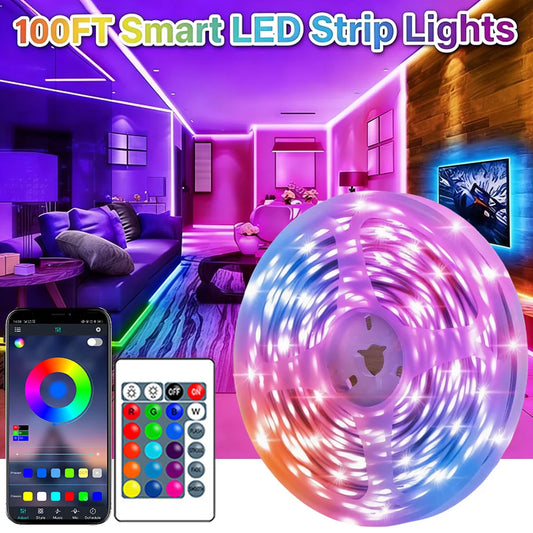 5V LED Strip Lights 1m-30m RGB Led Light Dimmable Color